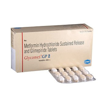 Glycomet GP (500+2)mg image 0
