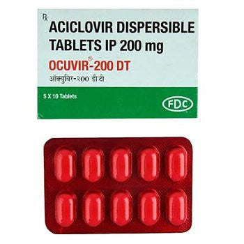 Ocuvir Dispersible Tablets 200mg image 0